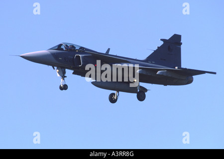 SAAB JAS-39 Gripen exploité par F7 aile de l'Armée de l'air suédoise Banque D'Images