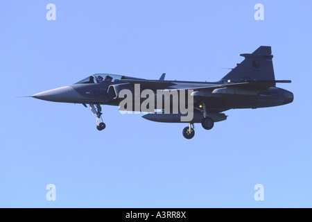 SAAB JAS-39 Gripen exploité par F7 aile de l'Armée de l'air suédoise Banque D'Images