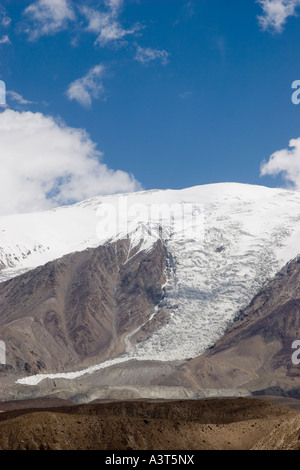 Glacier des montagnes du Pamir La Province du Xinjiang Chine Banque D'Images