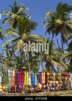 Le marché aux puces à Anjuna (État d'Goa-India) Banque D'Images