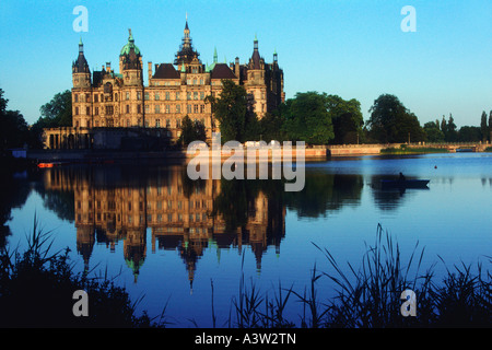 Le château de Schwerin / Schwerin Banque D'Images