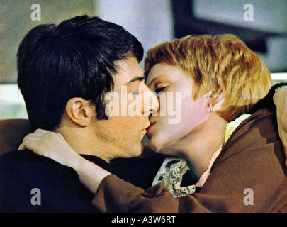 JOHN ET MARY 1969 TCF film avec Dustin Hoffman et Mia Farrow Banque D'Images