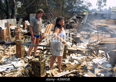 Après Bush-le-feu l'Australie Banque D'Images
