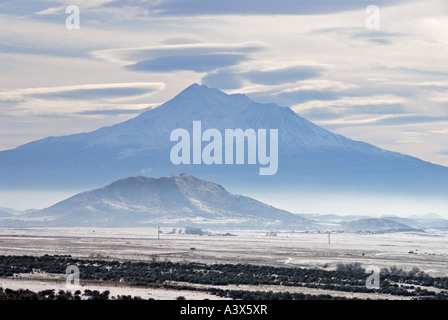 'Après tempête de Shasta, Californie' Banque D'Images