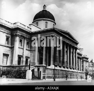 Géographie / voyages, Grande-Bretagne, Londres, musées, National Gallery, vue extérieure, années 1950, Banque D'Images