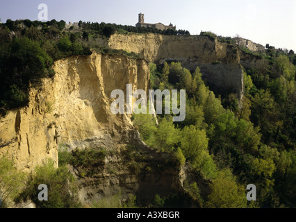 Géographie et voyages, Italie, Toscane, paysages, le Balze di Volterra, Europe, paysage, canyon, Banque D'Images