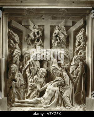 'Fine Arts, Riemenschneider Tilman, (autour de 1460 - 1531), de secours, de 'la lamentation du Christ', autel, grès, 1526, Zisterzien Banque D'Images