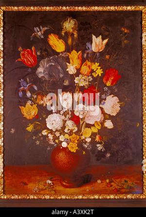 'Fine Arts, Brueghel, Jan l'Ancien, (1568 - 1625), peinture, "bouquet de fleurs", huile sur panneau de chêne, 67 cm x 51 cm, National Banque D'Images