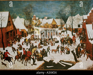 'Fine Arts, Brueghel, Pieter le Jeune, (1564 - 1638), peinture, "le massacre des innocents', Bruxelles, historique, histo Banque D'Images