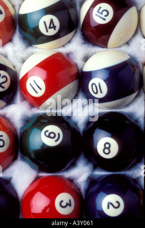 Fort de boules de billard Banque D'Images