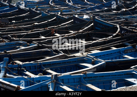 Bateaux de pêche Essaouira Banque D'Images