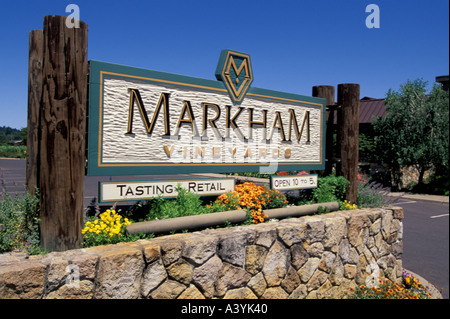 Markham Vineyards Napa Valley Californie Banque D'Images