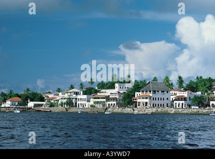 Au bord de l'île de Lamu Lamu Kenya coast East Africa Banque D'Images