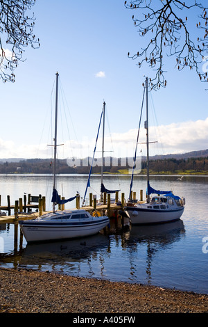 Le lac Windermere, Lake District, Cumbria, England, UK. Banque D'Images