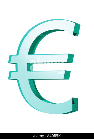 Signe Euro Euro Zeichen Banque D'Images