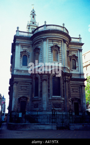 Église paroissiale de Saint Mary-le-Strand, London, WC2 UK Banque D'Images