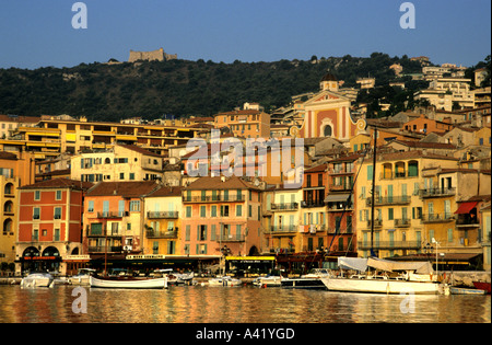 Français La France Villefranche sur Mer Cote d'Azur Banque D'Images