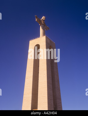 Statue du Cristo Rei Lisbonne Portugal Banque D'Images