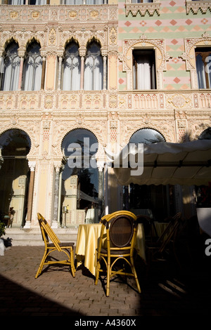 Villa Crespi - palais aristocratique au Maroc style. Orta San Giulio, Verbania, Italie Banque D'Images