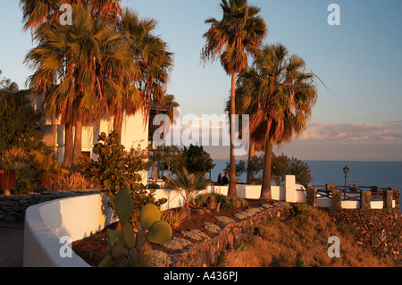 Hotel Jardin Tecina près de Playa de Santiago sur La Gomera dans les îles Canaries. Banque D'Images