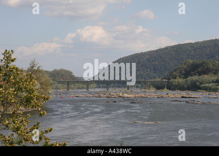 Pont sur le Potomac Banque D'Images
