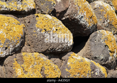 Détail de Nuraghe en Sardaigne, Italie. Banque D'Images