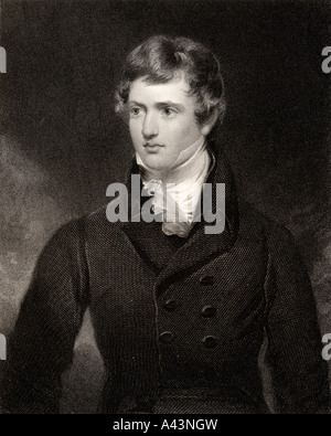 Edward George Geoffrey Smith-Stanley, 14ème comte de Derby Lord Stanley, 1799 - 1869. Homme d'État anglais et trois fois premier ministre du Royaume-Uni. Banque D'Images