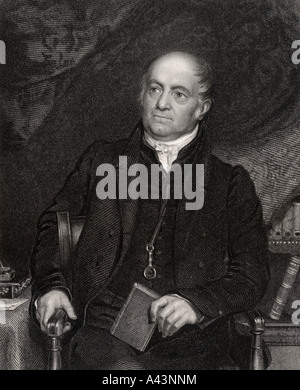 Olinthus Gilbert Gregory, 1774 - 1841. Mathématicien, auteur et éditeur anglais. Banque D'Images