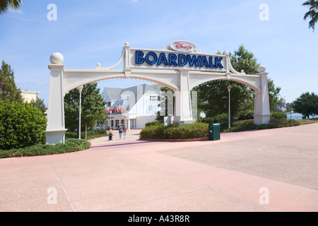 Une entrée de Disney's Boardwalk à Walt Disney World en Floride, USA Banque D'Images