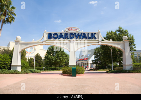 Une entrée de Disney's Boardwalk à Walt Disney World en Floride, USA Banque D'Images