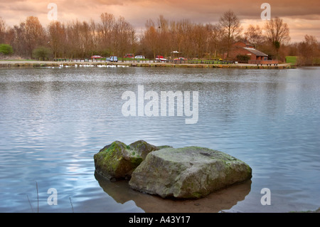 Trois Sœurs Recreation Area est de Ashton dans Makerfield Wigan précédemment le Hall Colliery Garswood Banque D'Images