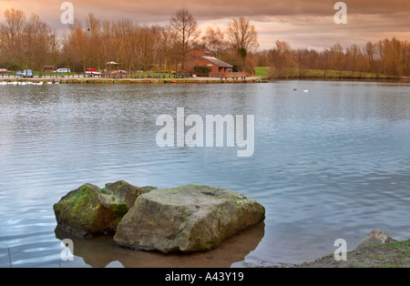 Trois Sœurs Recreation Area est de Ashton dans Makerfield Wigan précédemment le Hall Colliery Garswood Banque D'Images