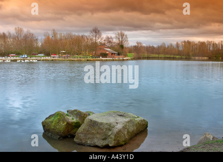 Trois Sœurs Recreation Area est de Ashton dans Makerfield Wigan précédemment le Hall Colliery Garswood Banque D'Images