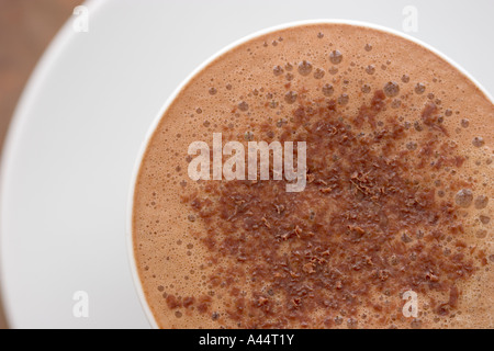 Moka café délicieux combine le café et le chocolat dans une boisson parfaite Banque D'Images