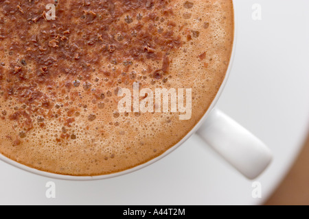 Moka café délicieux combine le café et le chocolat dans une boisson parfaite Banque D'Images