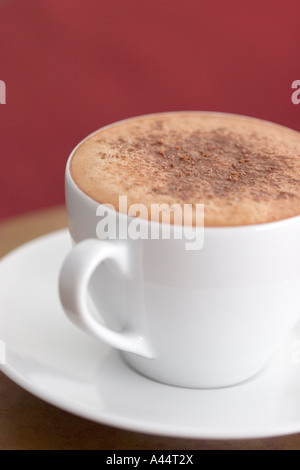 Moka café délicieux combine le café et le chocolat dans une boisson parfaite Banque D'Images