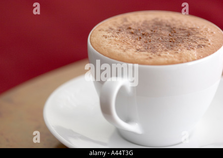 Moka café délicieux combine le café et le chocolat dans une boisson parfaite Banque D'Images