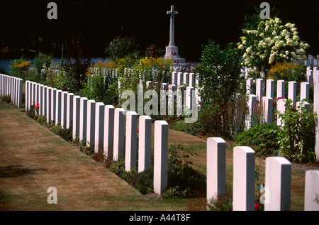 Commonwealth War Graves Commission cemetery à Oosterbeek Arnhem Holland localisation de l'opération Market Garden 'Le pont trop loin' Banque D'Images