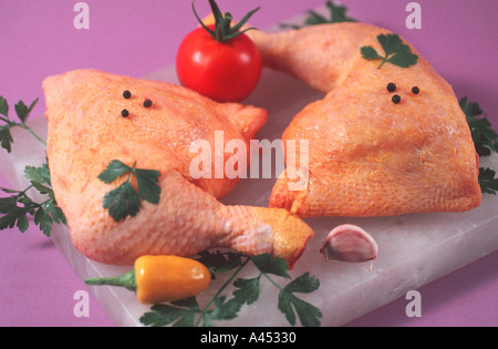 Cuisses de poulet Banque D'Images