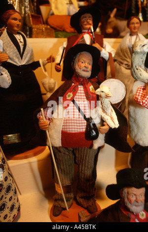 Aubagne France Santons provençaux traditionnels chiffres la crèche de Noël Banque D'Images