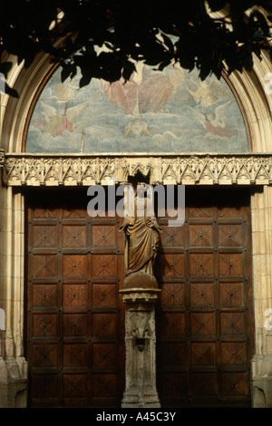 Carpentras France Le 15e C Porte des Juifs de la Cathédrale St Siffrein Banque D'Images