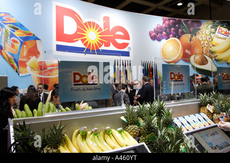 Stand de Dole Food Company à la Fruit Logistica 2006, Berlin, Allemagne Banque D'Images