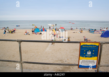 La baie de Swanage Dorset ANGLETERRE Banque D'Images