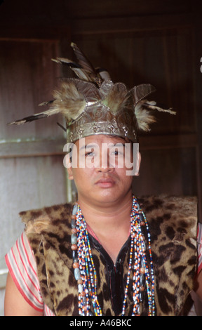 Homme Sarawak Cultural Village Banque D'Images