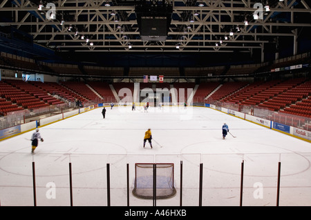 Centre olympique de Lake Placid Patinoire accueil des Jeux Olympiques de Lake Placid 1932 1980 New York Banque D'Images