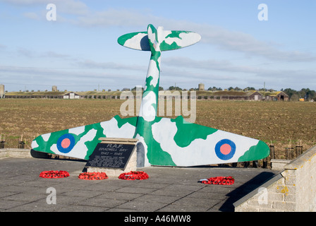 Guerre mondiale de Bradwell Bay deux stations de la RAF commémorent les aviateurs Dengie Peninsula Essex, Angleterre, Royaume-Uni Banque D'Images