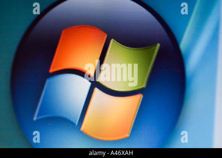 Logo Microsoft Windows Vista Banque D'Images