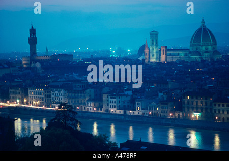 Vue sur Florence Banque D'Images