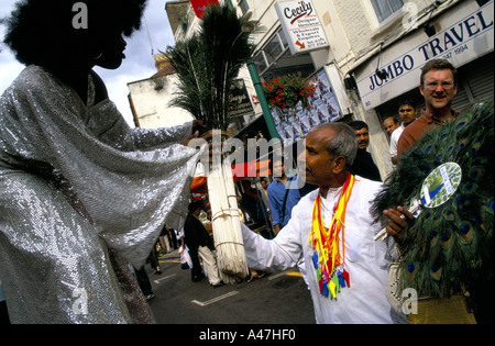 Brick Lane London festival 1999 Banque D'Images