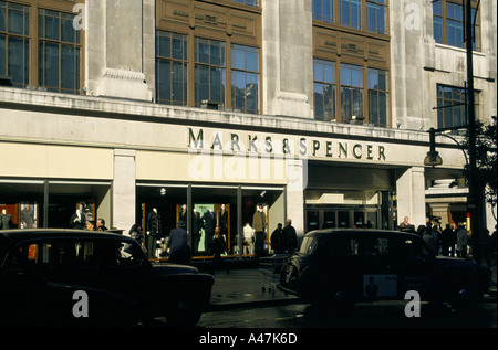 Marks spencer sur Oxford Street Londres Banque D'Images